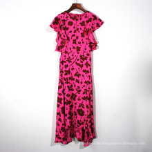 Mujer verano flojo Long Long Damas Vestido